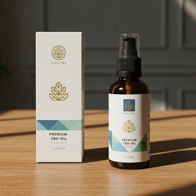 Assortment of colorful CBD gummies in a clean, modern setting, illustrating wellness and natural health