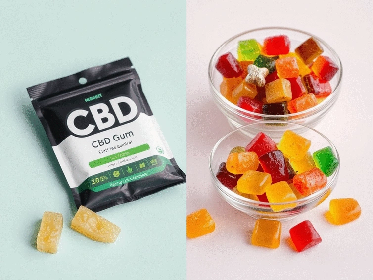 Are CBD Gum and CBD Gummies the Same? Comparing Benefits, Uses, and Effects