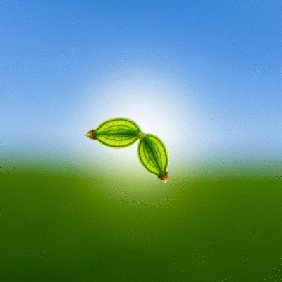 Close-up of hemp plants in a field, symbolizing the natural source of CBD for gum production